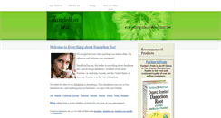 Desktop Screenshot of dandeliontea.org
